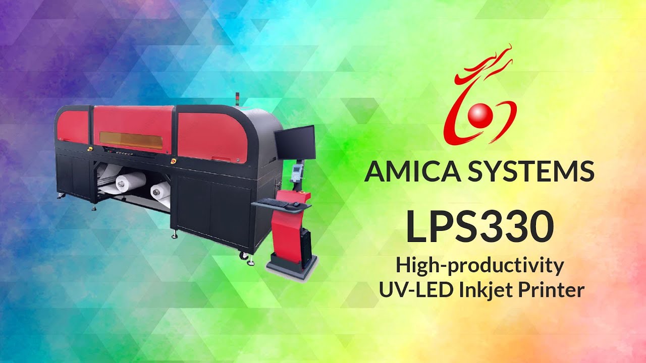 LPS330 High-productivity & Versatile UV-LED Inkjet Printer