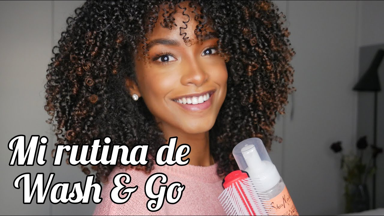 Como definir los rizos | Mi rutina de wash and go | Primavera 2020 | Rutina Cabello rizado|