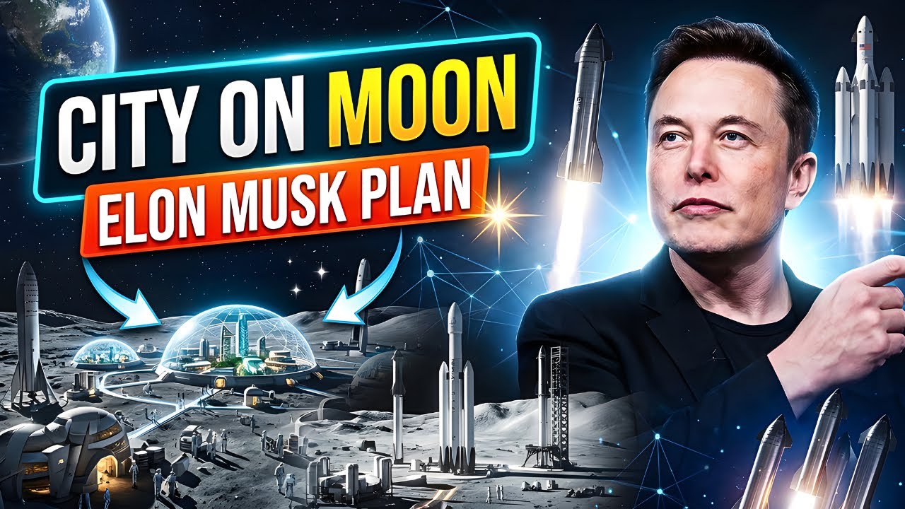 Is a Moon City Really Possible? Elon Musk&rsquo;s Shocking Plan || Manish Dubey ||