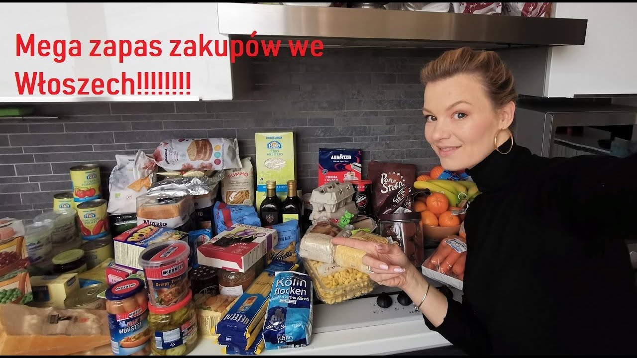 Robimy zapasy żywności , CO WARTO KUPIĆ!!  Zakupy spożywcze ITALIAN FOOD HAUL.