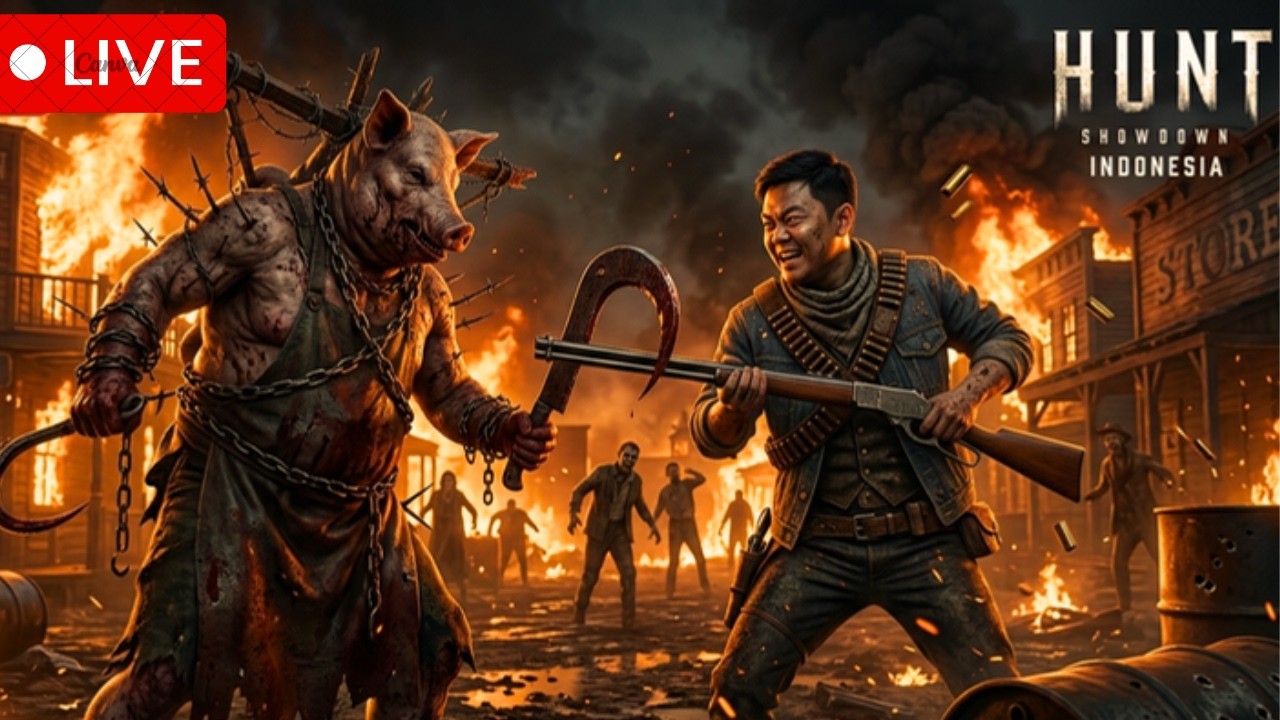 Susahnya Ini Game !!! - Live Streaming Hunt: Showdown Indonesia