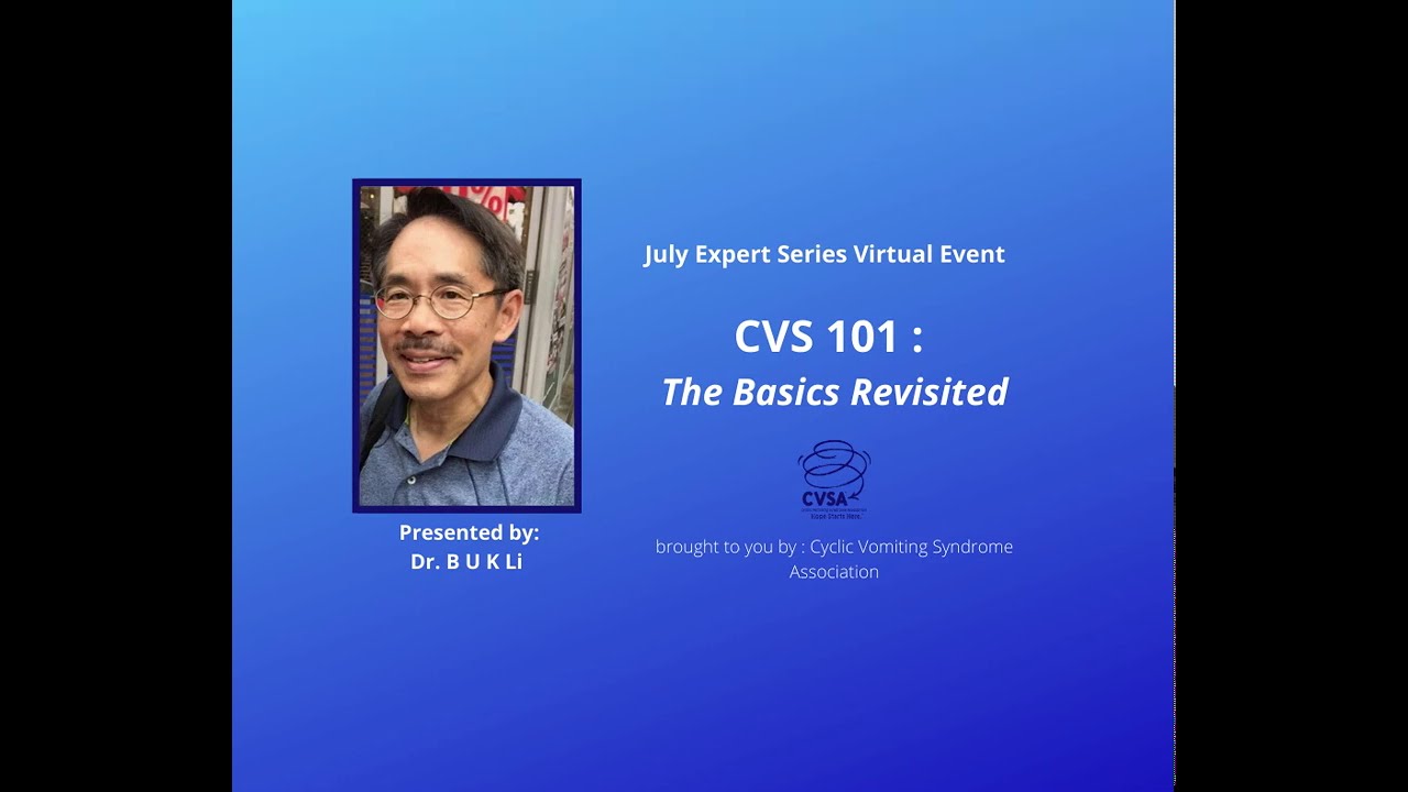 The Q&A portion of Dr. B U K Li's presentation: CVS 101 The Basics Revisited