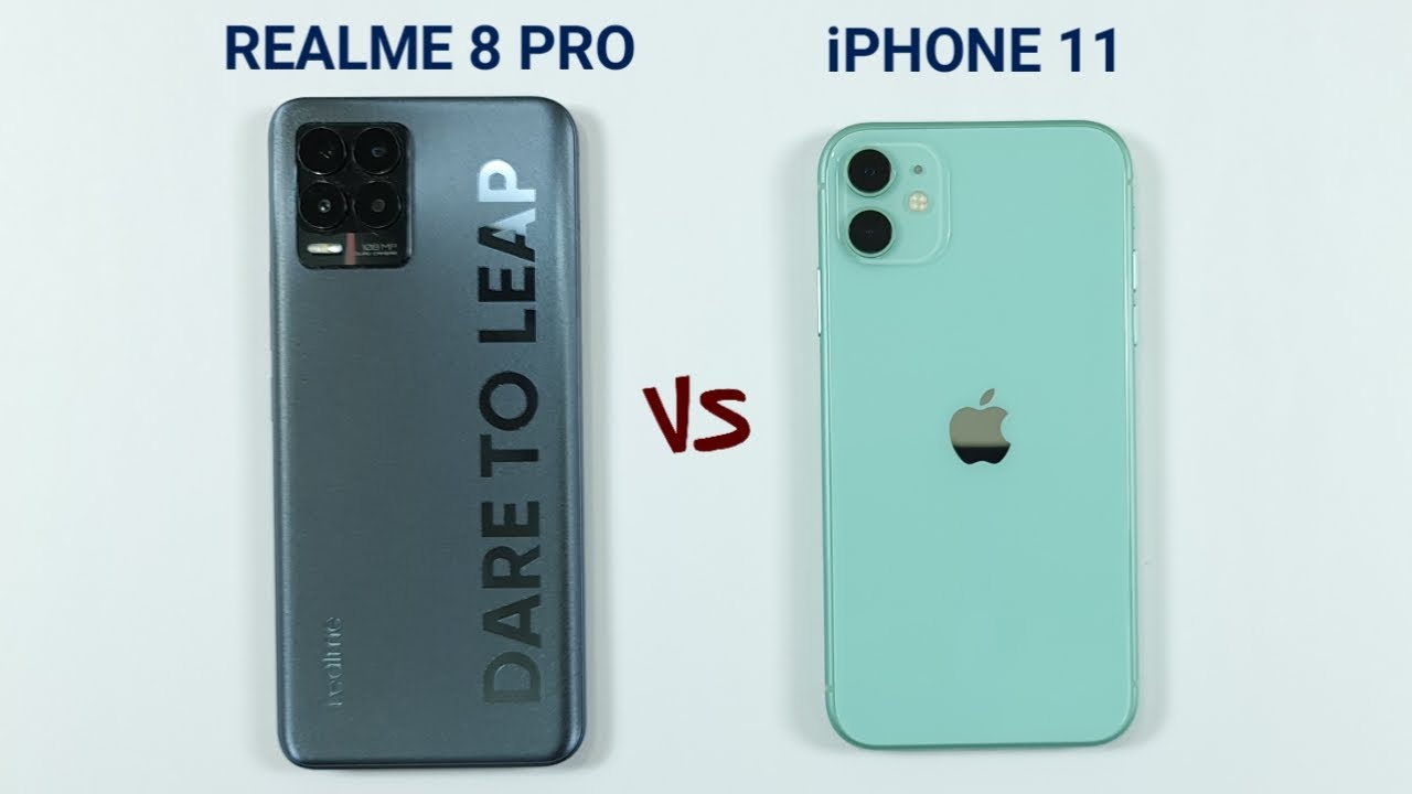 Realme 8 Pro vs iPhone 11 Speed Test & Camera Comparison