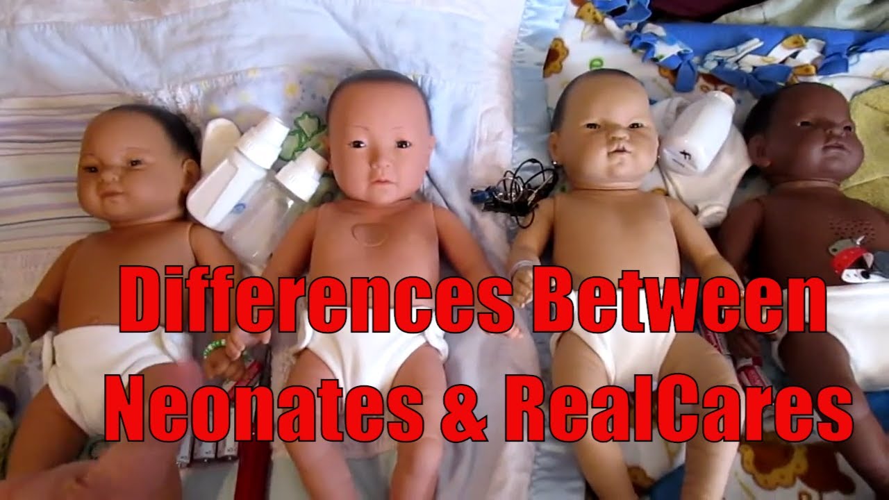 Быстрые различия между новорожденными и младенцами. Подумайте об этом. RealCare Babies