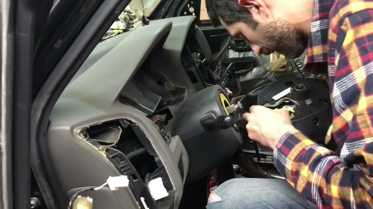 Как снять рулевое колесо - Mitsubishi Montero Gen3 2001-2006