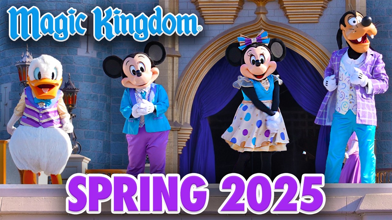 Magic Kingdom Spring 2025 Disney Walkthrough & Rides at Walt Disney World [4K POV]