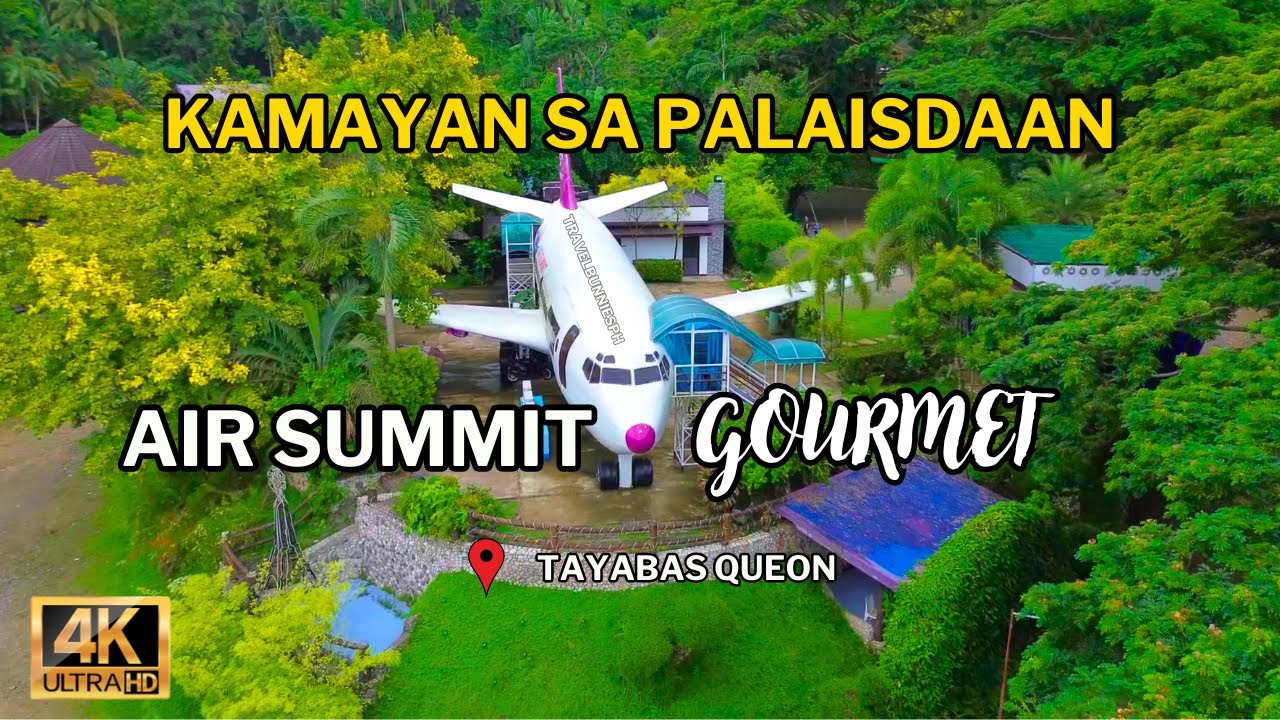 Air Summit Gourmet - Kamayan sa Palaisdaan | Tayabas Quezon ✈️ - Dji Mini 3 4K Footage