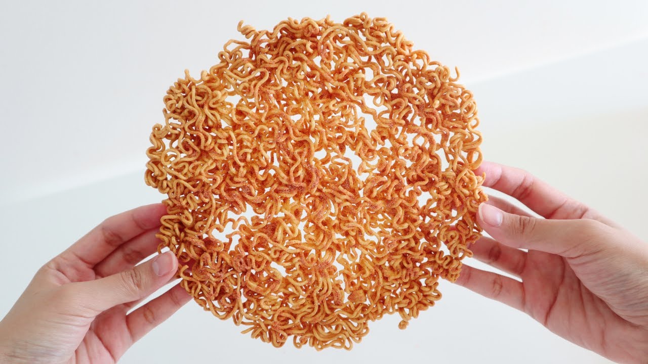 VIRAL TIKTOK RAMEN CHIPS | CRISPY NOODLE SNACK