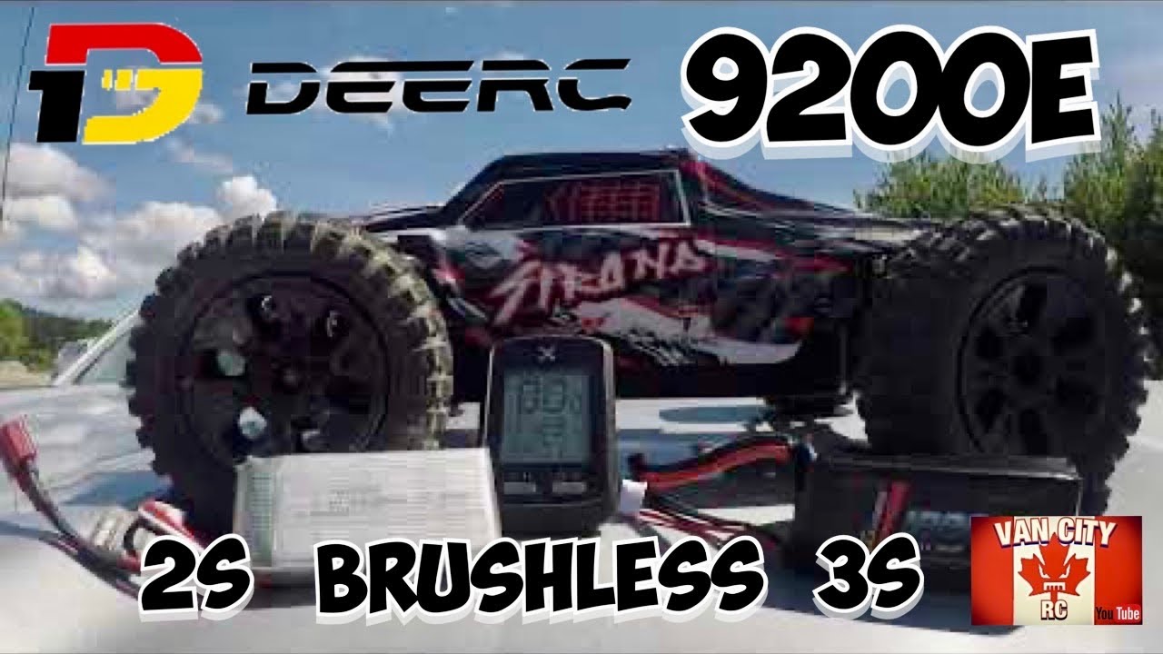 DEERC 9200E 2S & 3S Brushless Max Speed
