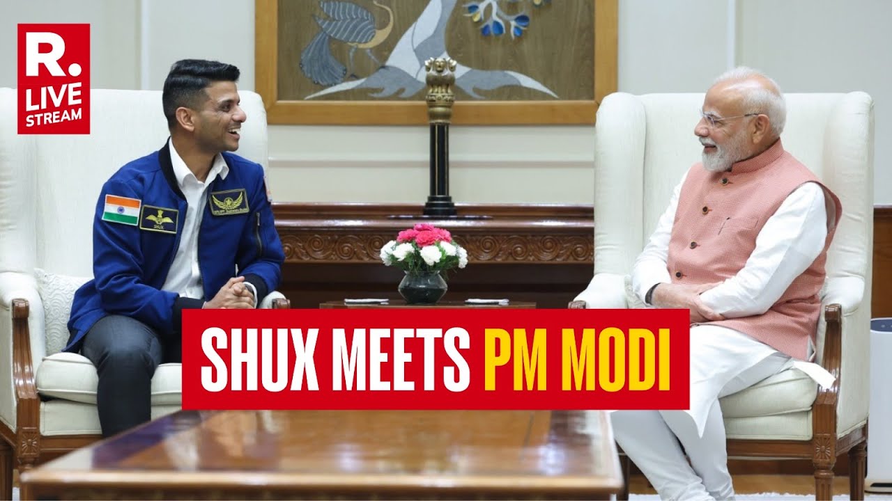 PM Narendra Modi LIVE: Shubhanshu Shukla Meets PM Modi