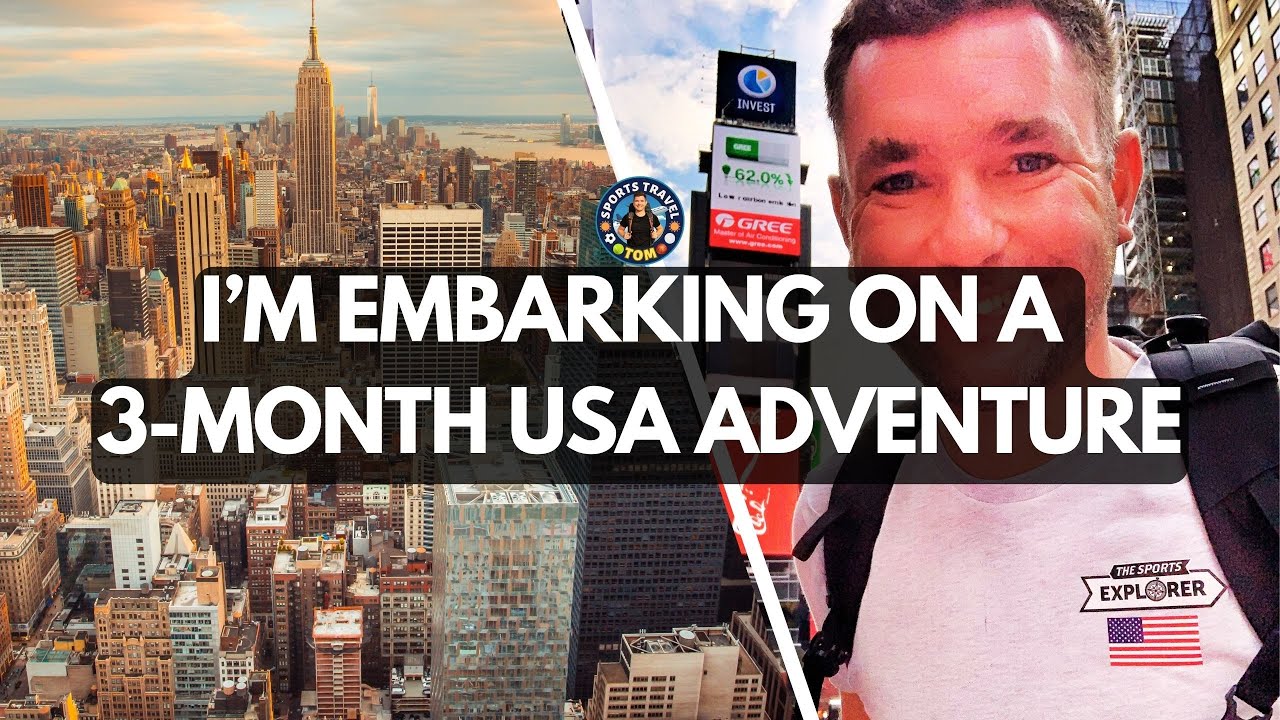 Sports Travel Tom embarks on an epic USA adventure!