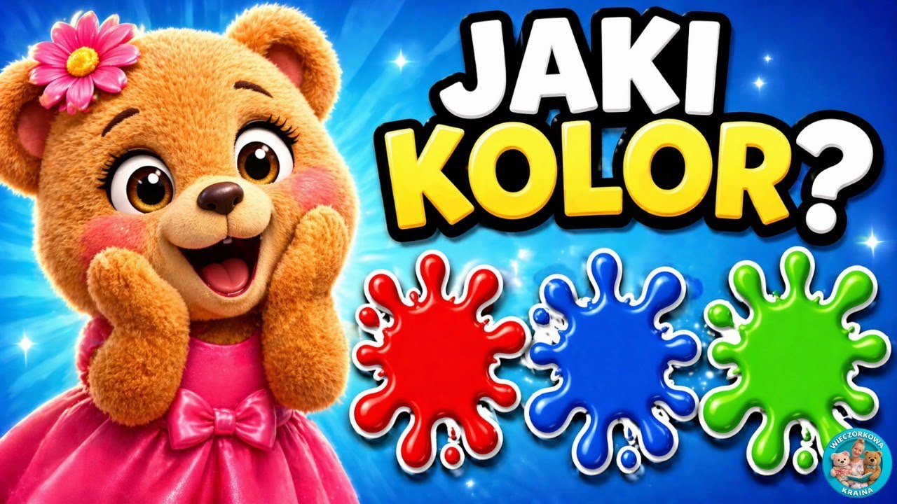 Trening kojarzenia | Kolory 🎨 Proste zagadki z kolorami | Quiz edukacyjny