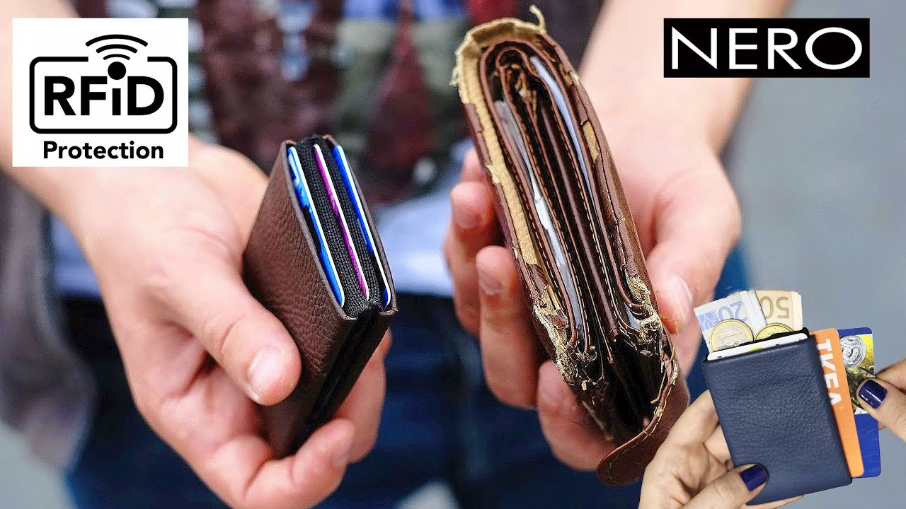 Minimalist Wallet for Men | RFID Blocking | NERO Wallet