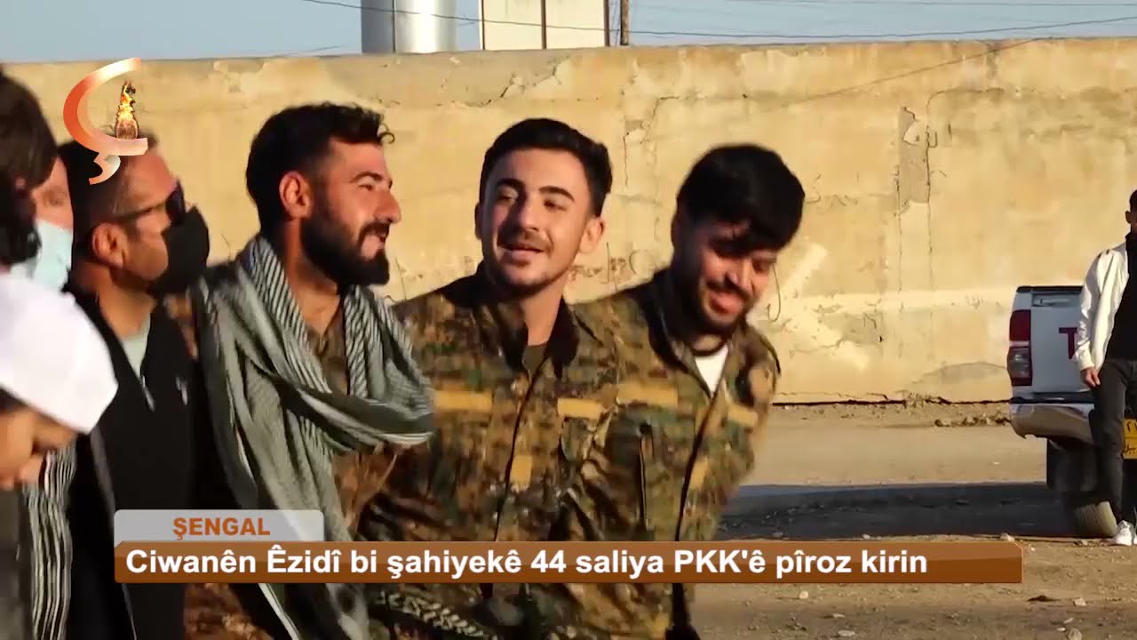 ŞENGAL  |  Ciwanên Êzidî bi şahiyekê 44 saliya PKK'ê pîroz kirin