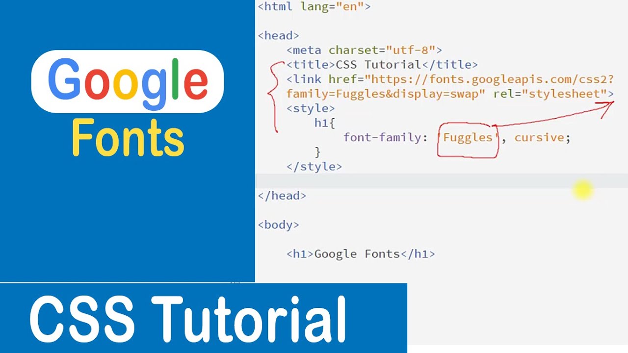 #17 CSS Google Fonts | How to Add Google Fonts in Web Page | CSS Tutorial