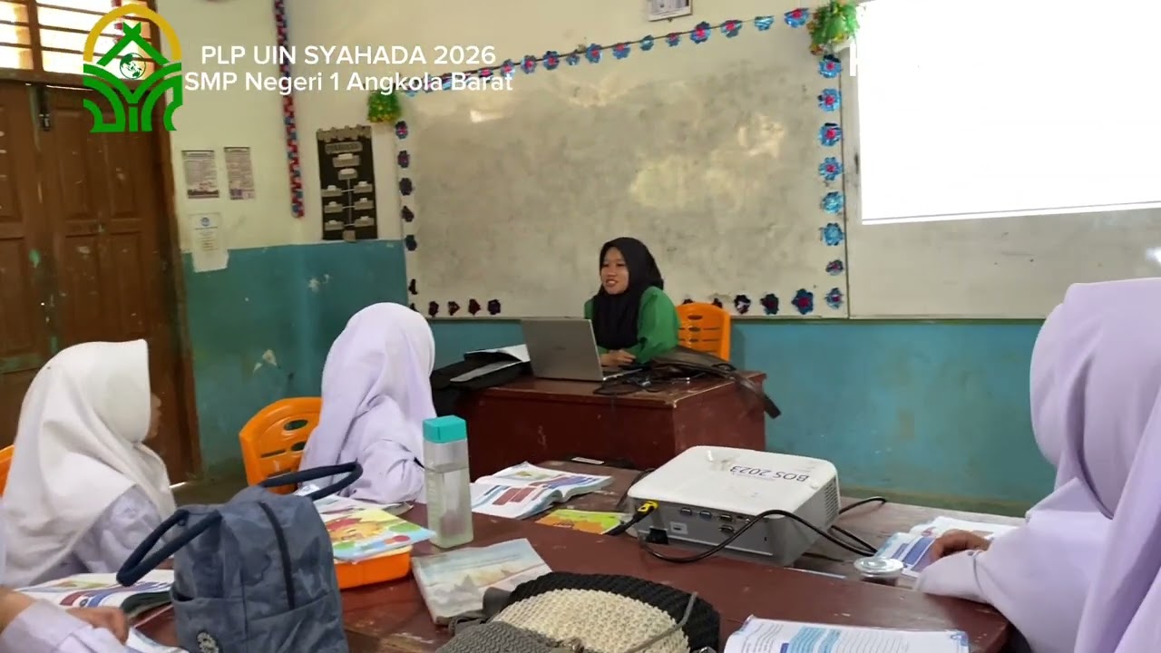 Vidio mengajar PLP SMP Negeri 1 Angkola Barat PAI dan Budi Pekerti #uinsyahada # plp UIN Syhada