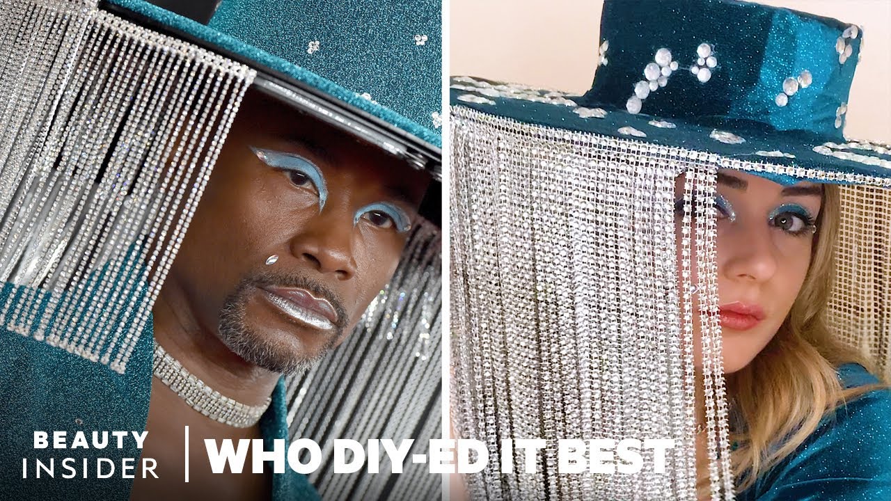 DIYing Billy Porter's Iconic Crystal Fringe Hat | Who DIY-ed It Best