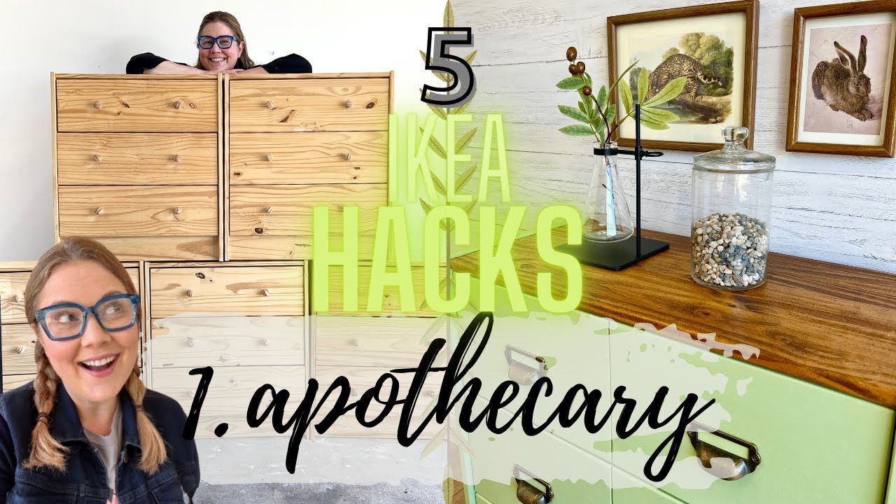 Серия IKEA Rast Hack: АПТЕЧНЫЙ КОМОД НА КОЛЕСИКАХ | Преображение комода IKEA | 1-е место из 5!