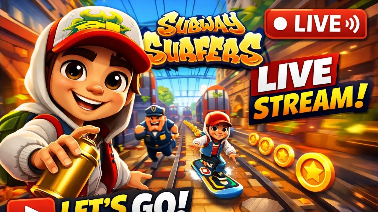 Subway surfers 🚇 gaming #Live stream