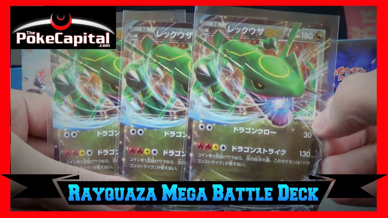 Pokemon Mega Rayquaza EX Mega Battle Deck Unboxing