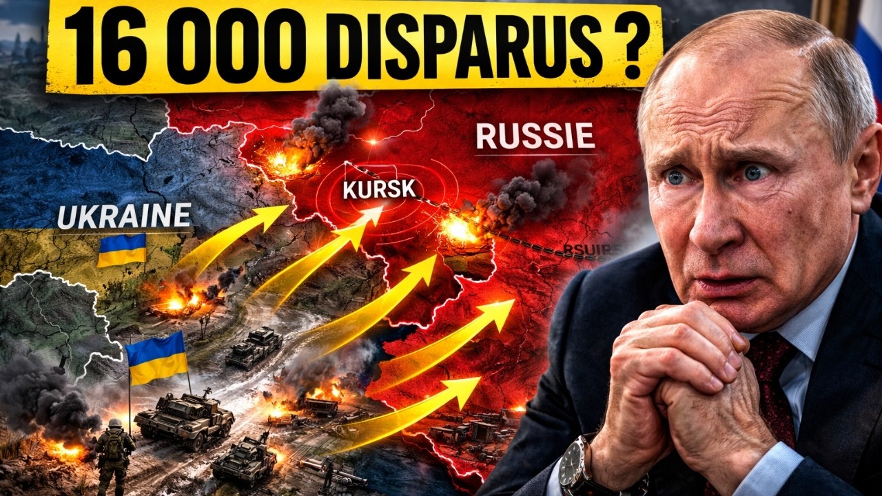 Quelque chose de CATASTROPHIQUE vient de BRÛLER à Koursk… L’Ukraine a effacé 16 000 frappes russes.