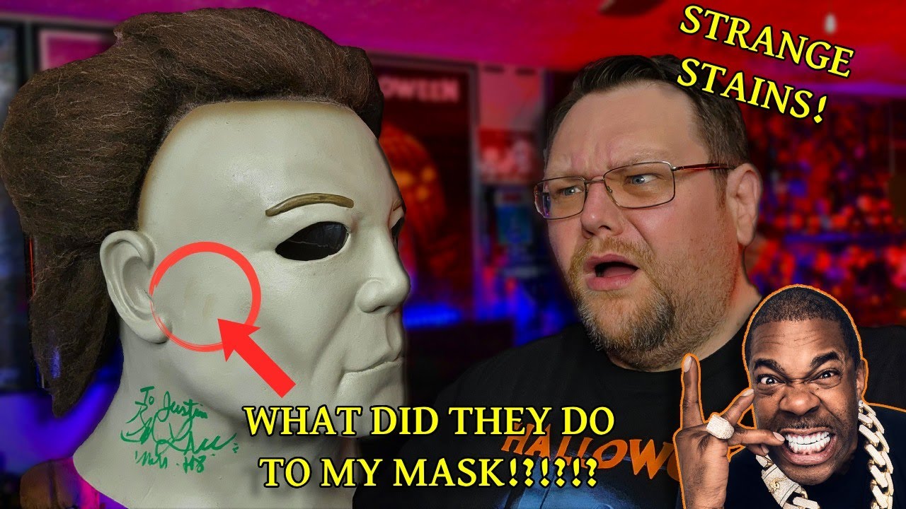Halloween Resurrection Michael Myers Mask (with Disturbing Stains!) Unboxing