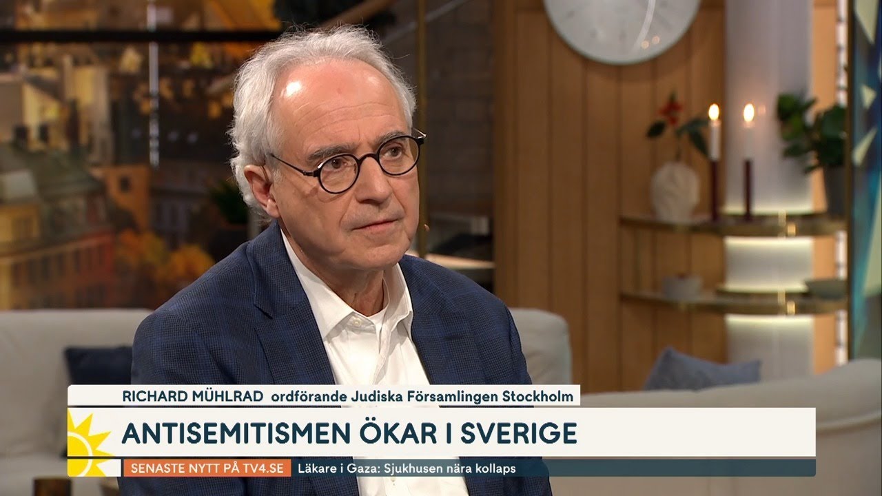Antisemitismen ökar: ”Det känns overkligt, förfärligt” | Nyhetsmorgon | TV4 & TV4 Play