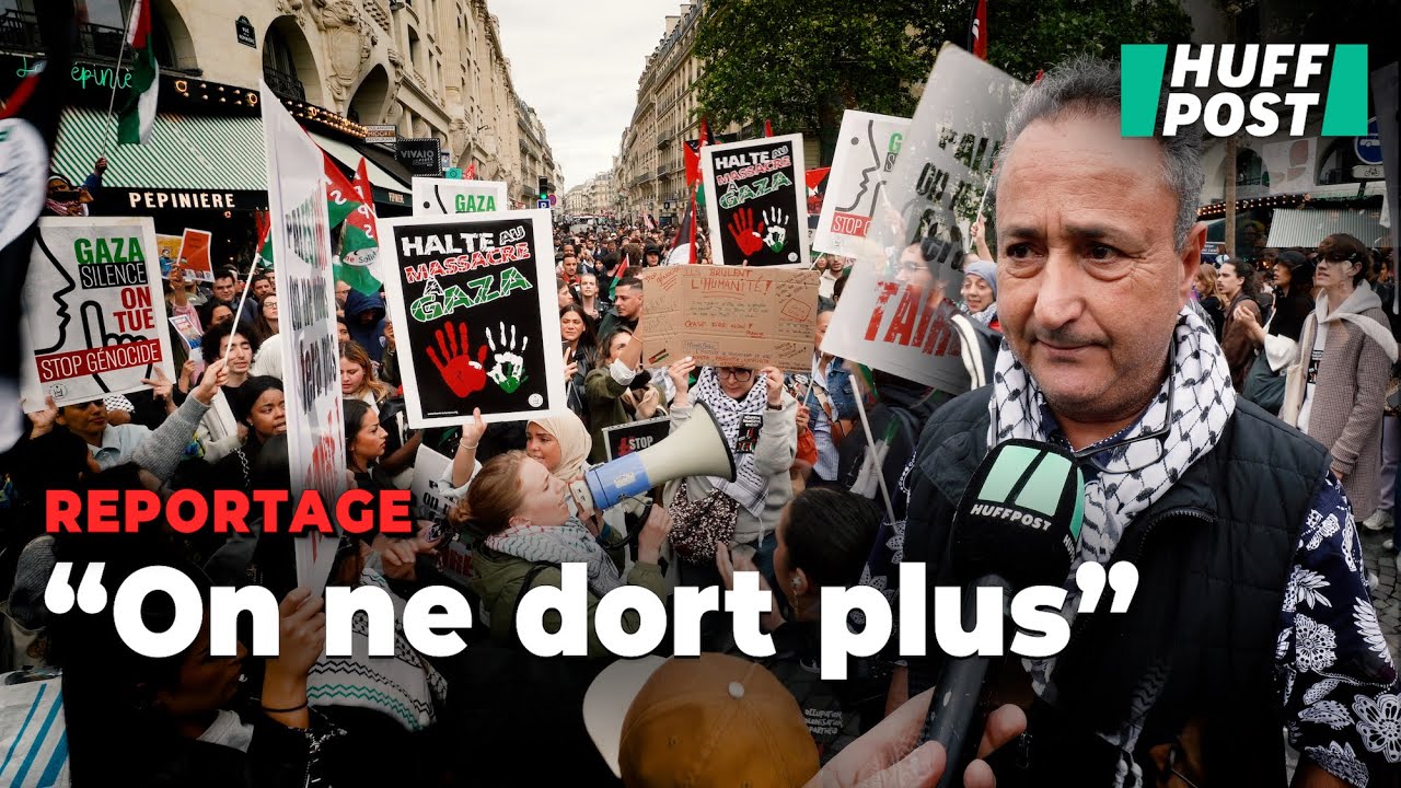 À Paris, la « barbarie » des frappes à Rafah dénoncée par des milliers de manifestants