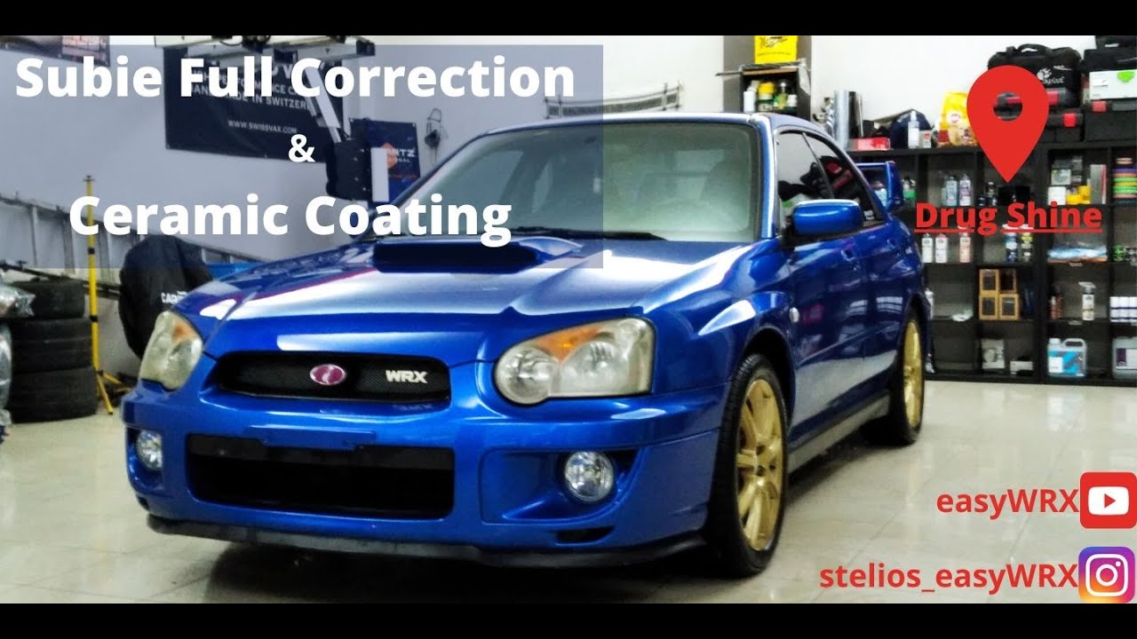 Vlog #11 - WRX exterior detailing - Γυαλισμα κ εφαρμογη κεραμικου!