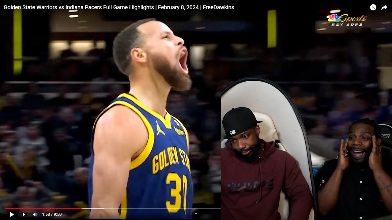 Warriors vs Pacers Curry Caught Fire