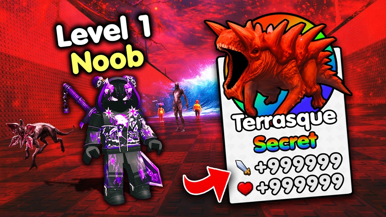 Starting Over as NOOB with OP SECRET in Escape Tsunami For Stranger Things! (Roblox)