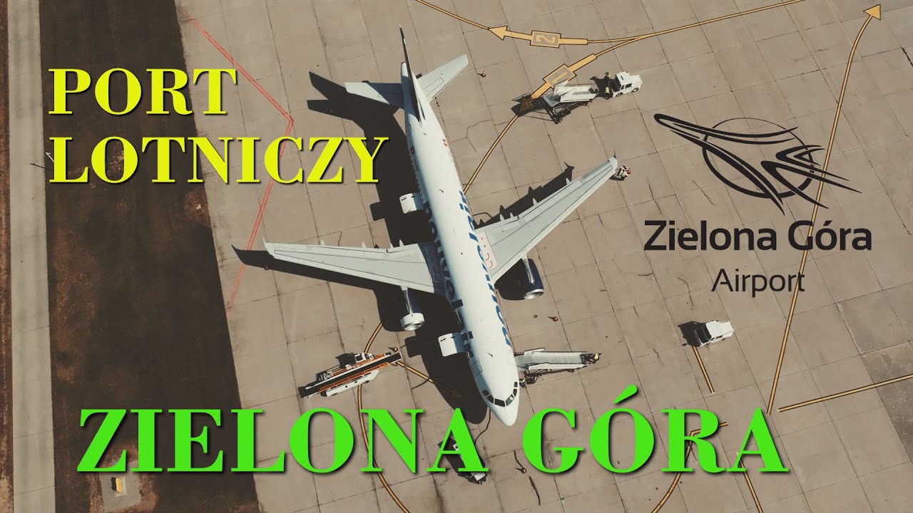 PORT LOTNICZY ZIELONA GÓRA  2024  4K