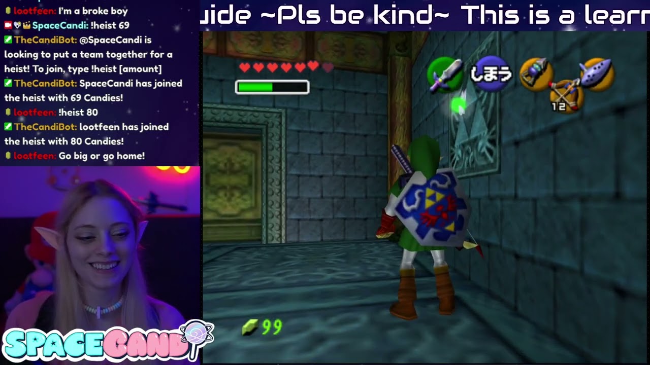 SpaceCandi Streamed Learning to Speedrun OoT! - Part 4