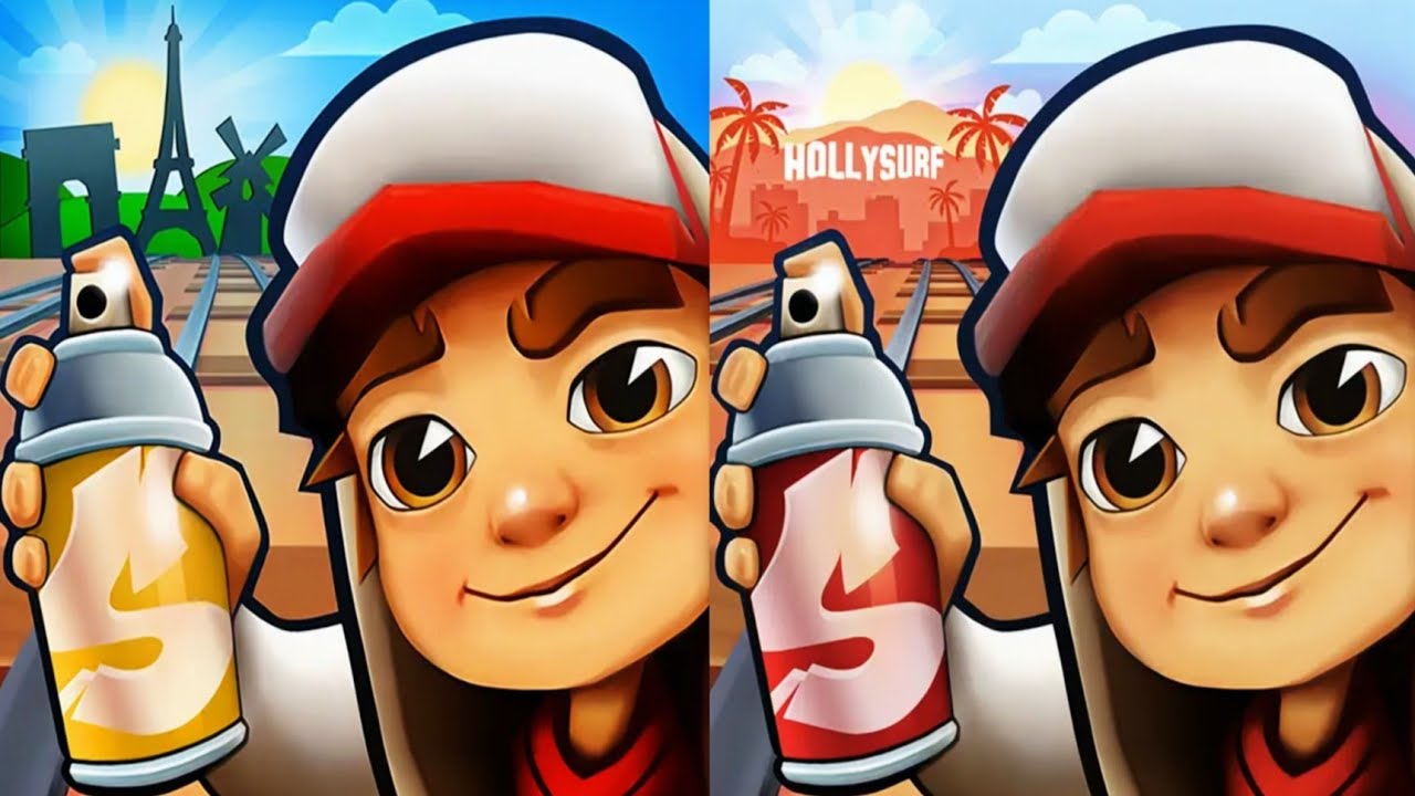 Subway Surfers : Paris 2024 vs Hollywood 2024