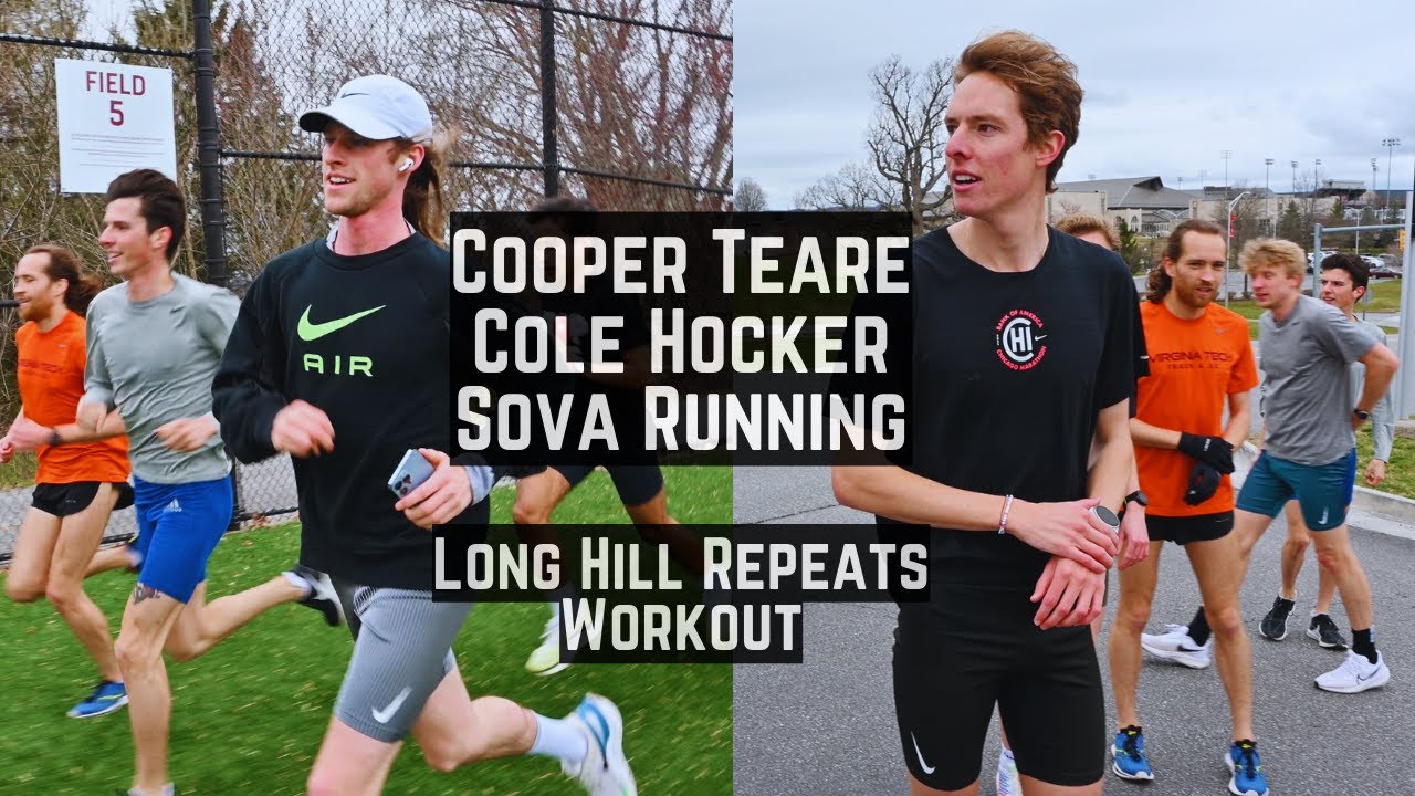 Купер Тир и Коул Хокер — Sova Running | Повторы длинных холмов + темп