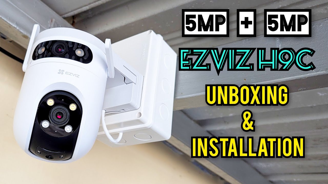 BEST CCTV Camera - Ezviz H9C 5MP 💥  - Unboxing & Installation #trending #diy #cctv #camera #ezviz