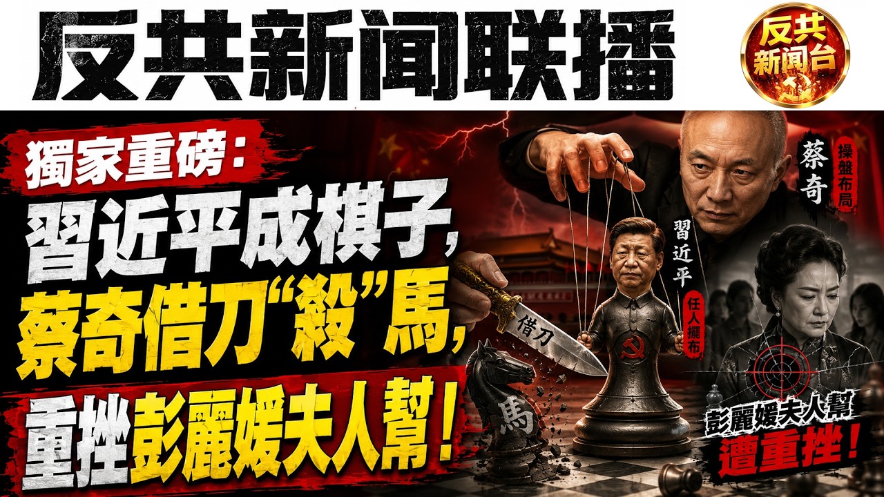 反共新聞聯播：獨家重磅：習近平成棋子，蔡奇借刀&ldquo;殺&rdquo;馬，重挫彭麗媛夫人幫！G7峰會排除習近平！胡錦濤｜胡春華｜張又俠｜馬興瑞｜丁薛祥｜李強｜王小洪｜特朗普｜川普｜伊朗｜委內瑞拉｜馬英九｜楊蘭蘭｜北京
