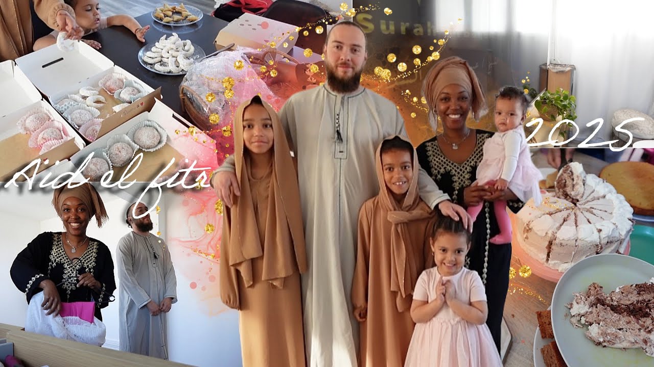 ✨ A&Iuml;D EL FITR 2025 🌙 VLOG | une JOURN&Eacute;E en FAMILLE ❤️
