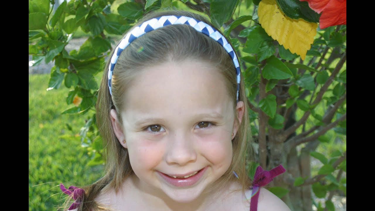 How To Make Ribbon Woven Headbands