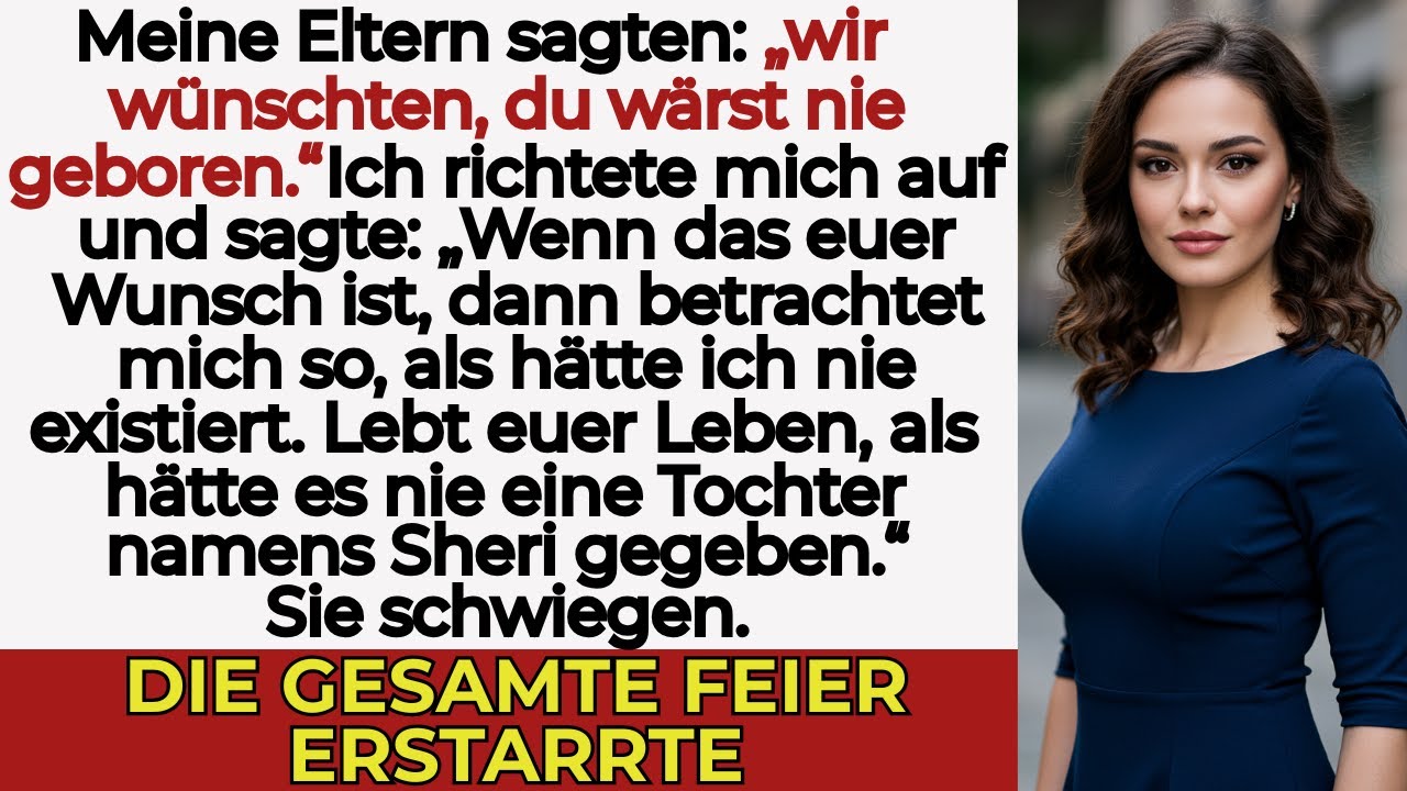 Meine Familie sagte: &bdquo;Wir w&uuml;nschten, du w&auml;rst nie geboren&ldquo; &mdash; bei meinem Abschlussessen, und dann&hellip;
