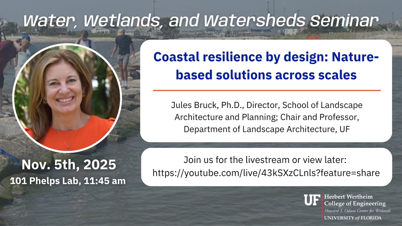 W3 Seminar - Coastal resilience by design: Nature-based solutions across scales