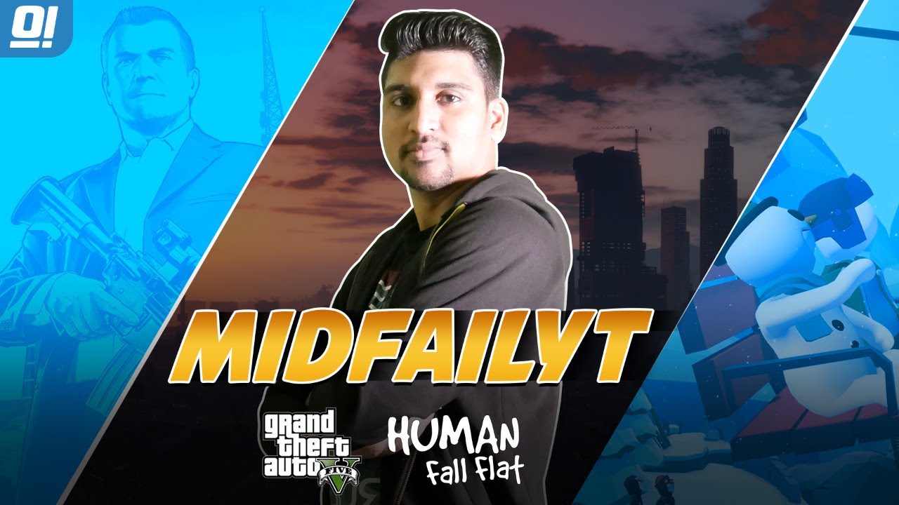 GTA V Online & Human Fall Flat | RDR 2 - Fun Pandrom Gpay/Paytm On Screen | Powered By Oi