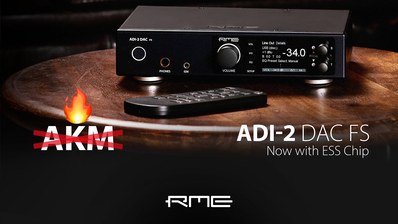 ADI-2 DAC FS now ships with ESS Chips