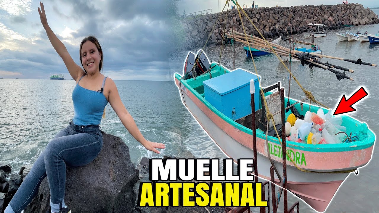 Asi Es El MUELLE ARTESANAL De ACAJUTLA En EL SALVADOR