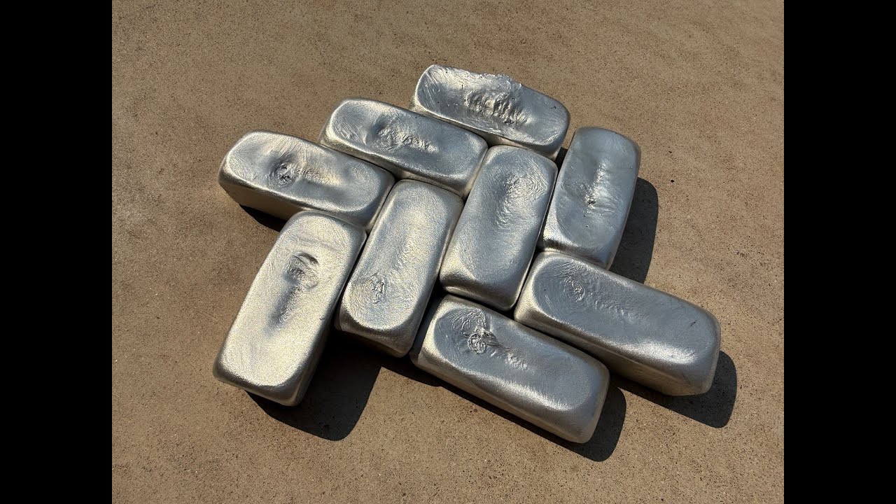 Melting Aluminum At Home & Pouring Some Simple Aluminum Bars - TheGrowingStack