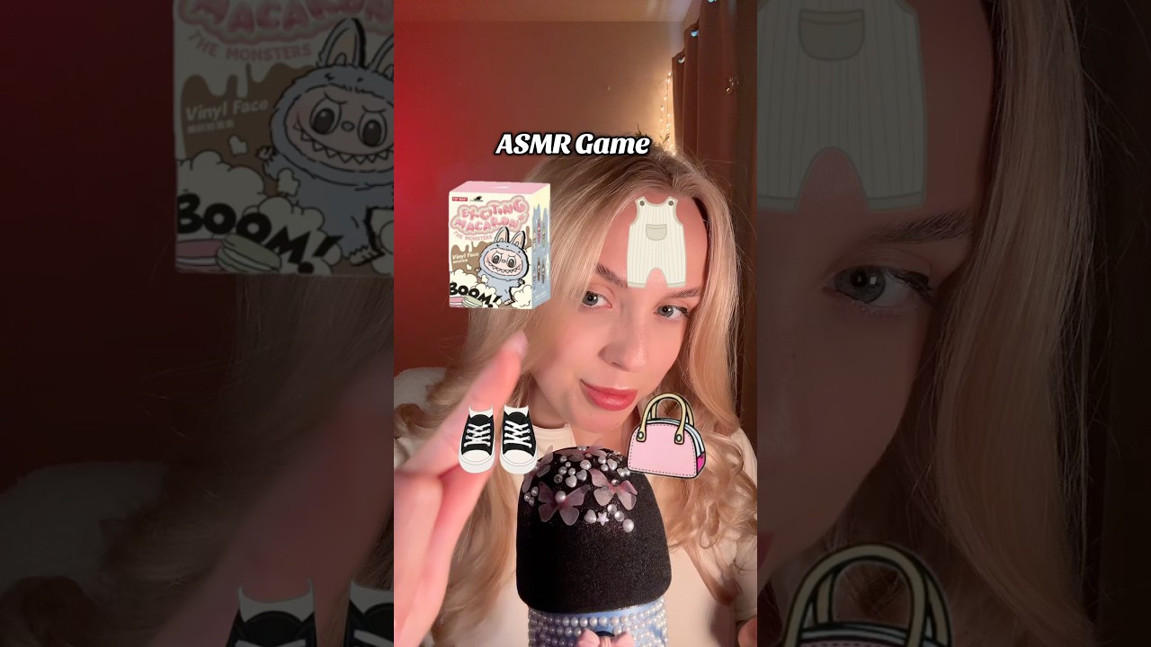 Outfit 1 or 2? ASMR Game- Labubu Outfits 🐻 #asmr #asmrshorts #tingles #asmrgame #triggersforsleep