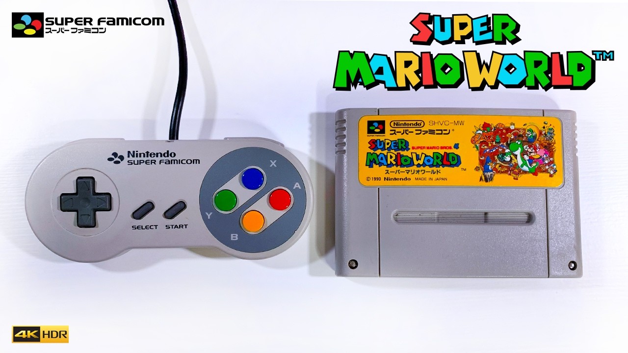 Super Mario World (Super Mario Bros. 4) on Nintendo Super Famicom (SNES)