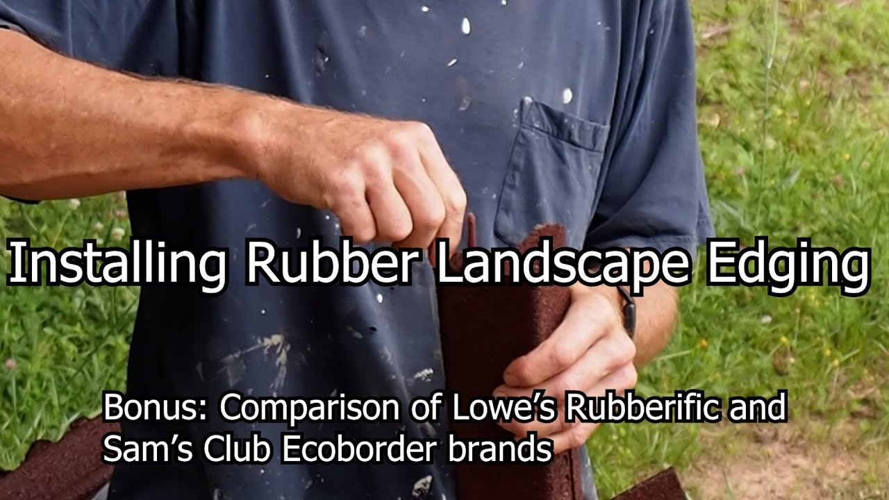 Easy DIY Guide to Installing Rubber Landscape Edging