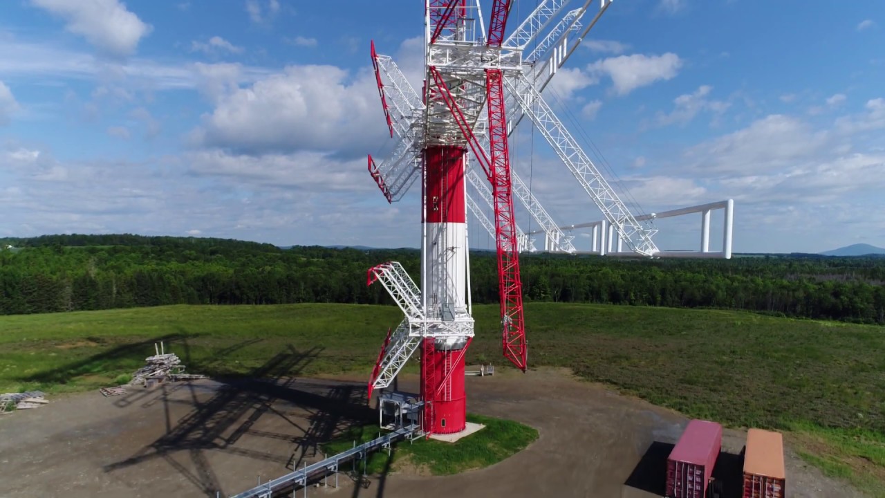 WBCQ's massive 200 ton, rotatable antenna - de W9SN www.BeLoud.US