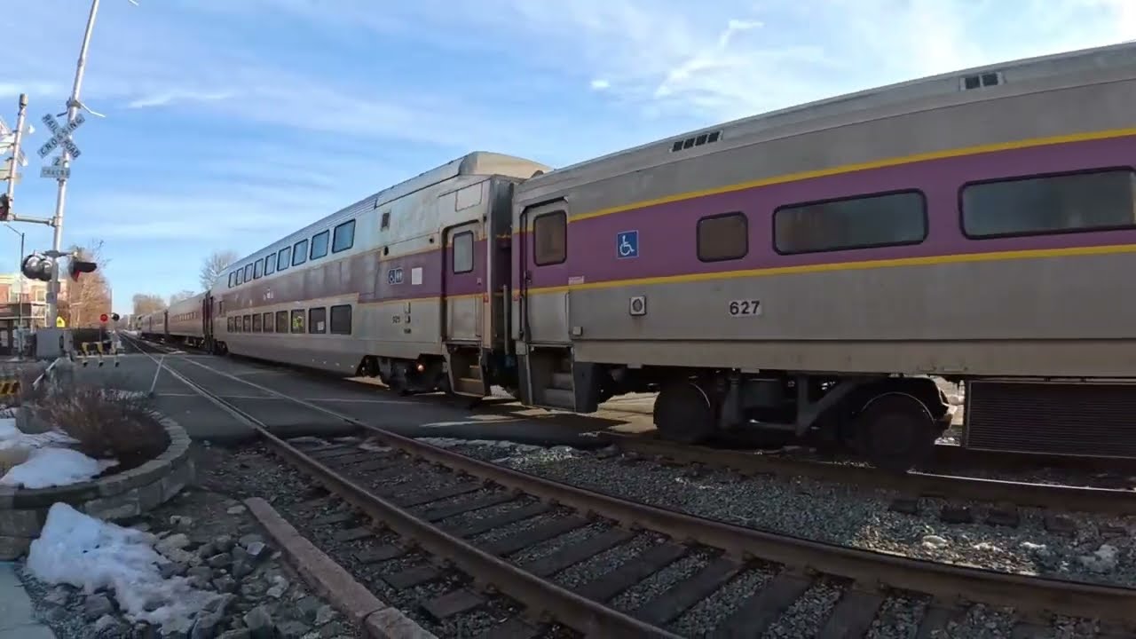 Amtrak and MBTA Railfanning at West Medford Station